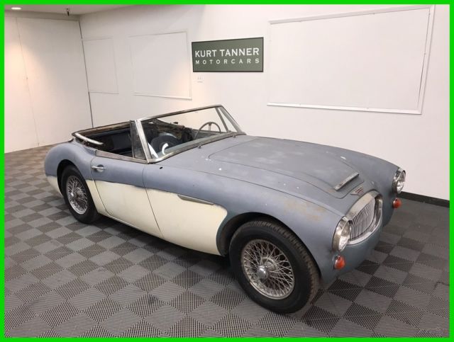 1965 AUSTIN HEALEY 3000 BJ-8. EXCELLENT RUNNING CAR FOR EASY RESTORATION. 44K MI 1965 Austin Healey 3000 BJ-8 3000 MKIII PHASE 2