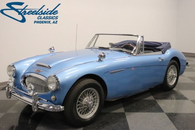 1965 Austin Healey 3000 Mark III BJ8 82210 Miles Blue Convertible 3.0L I-6 4 sp 1965 Austin Healey 3000 Mark III BJ8 --