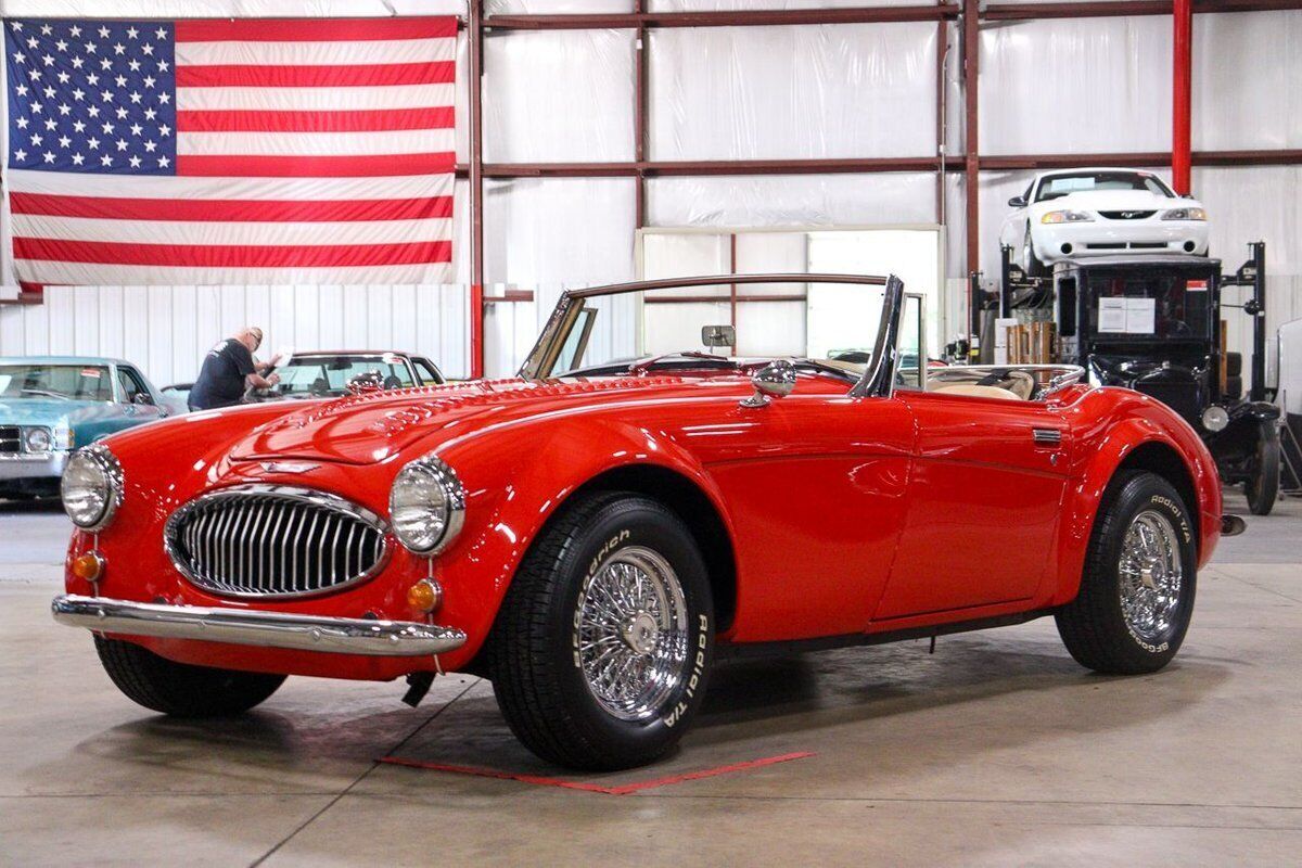 1965 Austin-Healey 3000 Mark III BJ8 Replica 14139 Miles Lipstick Red Convertibl 1965 Austin-Healey 3000 Mark III BJ8 Replica