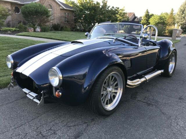 1965 Blue Backdraft Cobra 5 Speed Manual Roadster ONLY 1200 MILES 1965 Shelby Cobra Replica by Backdraft Racing