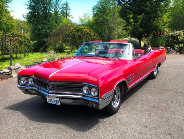 1965 BUICK WILDCAT CONV. ORIG. RED ON RED, FRESH 401 NAILHEAD 1965 Buick WILDCAT basic