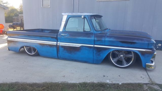 1965 c10 patina shop truck hot rod rat rod restomod bagged 1965 Chevrolet C-10