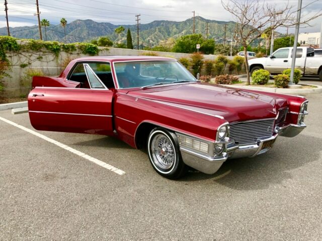 1965 CADILLAC CALAIS COUPE DEVILLE CUSTOM SEE DESCRIPTION CANDY RED CLASSIC 1965 Cadillac Calais