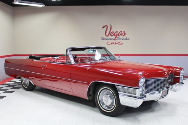1965 Cadillac De Ville Convertible! Beautiful Driver! Factory Air, Look! 1965 Cadillac DeVille Convertible