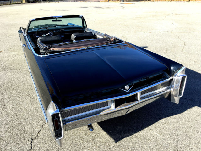 1965 Cadillac DeVille Convertible * NO RESERVE * Triple Black * ProtectO - photo 6