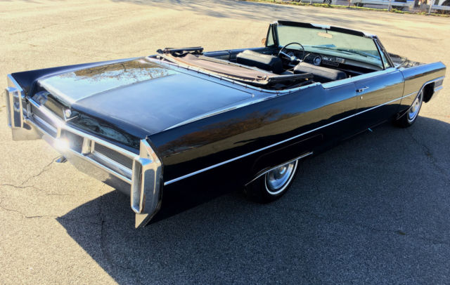 1965 Cadillac DeVille Convertible * NO RESERVE * Triple Black * ProtectO - photo 7