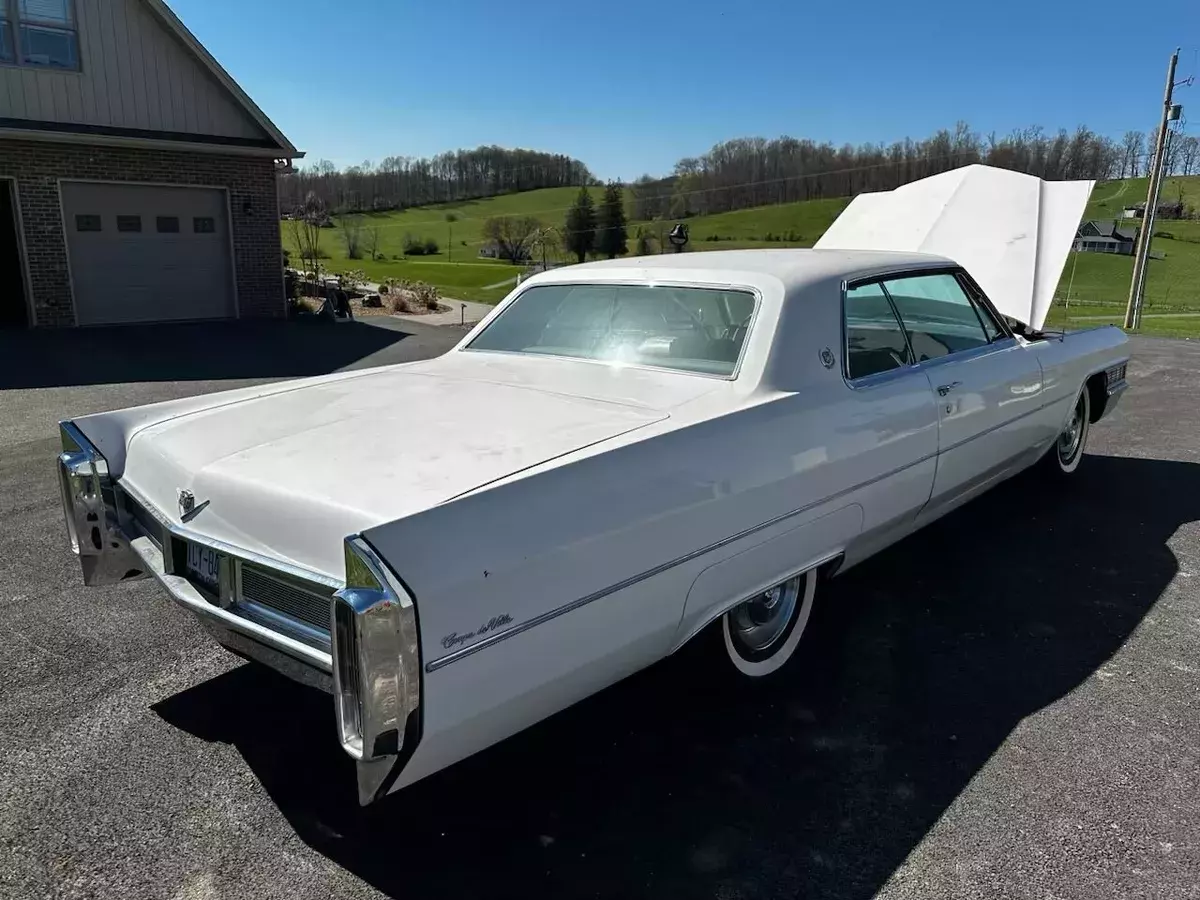 1965 Cadillac DeVille Coupe Coupe White 1965 Cadillac DeVille