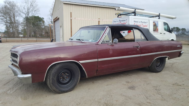 1965 Chevelle Malibu Convertable runs and drives **not ss** 1965 Chevrolet Chevelle convertable