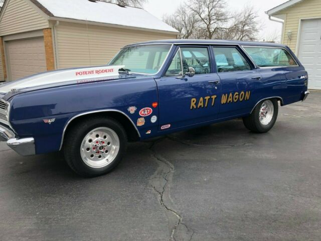 1965 CHEVELLE WAGON 3 OWNER CAR FROM ARKANSAS OLD DRAG CAR SOLID 1965 Chevrolet Chevelle