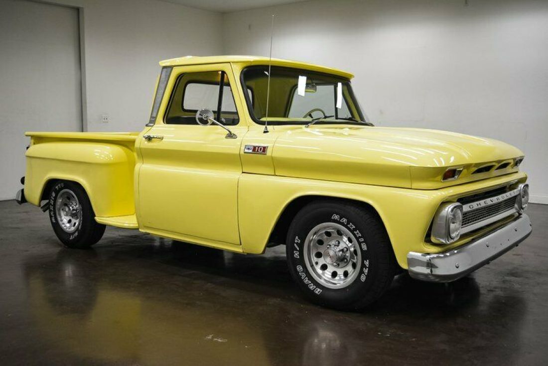 1965 Chevrolet C10 75840 Miles Yellow Pickup Truck 5.3 Liter LS V8 4L60E 1965 Chevrolet C-10