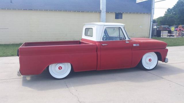 1965 chevrolet c10 pickup Bagged custom patina truck steelies chevy 1965 Chevrolet C-10