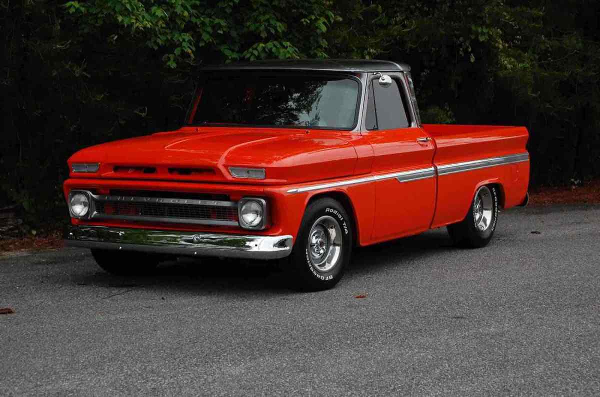 1965 Chevrolet C10/K10 Pickup Orange RWD Automatic Custom 1965 Chevrolet C10/K10 Custom