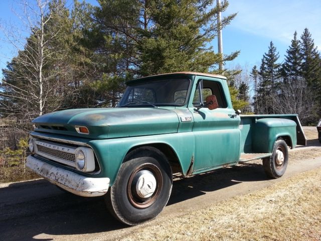 1965 Chevrolet C30 RARE 9 Foot Stepside Longbox 6cyl 4spd Orig Paint Barn Find 1965 Chevrolet C/K Pickup 3500 C30