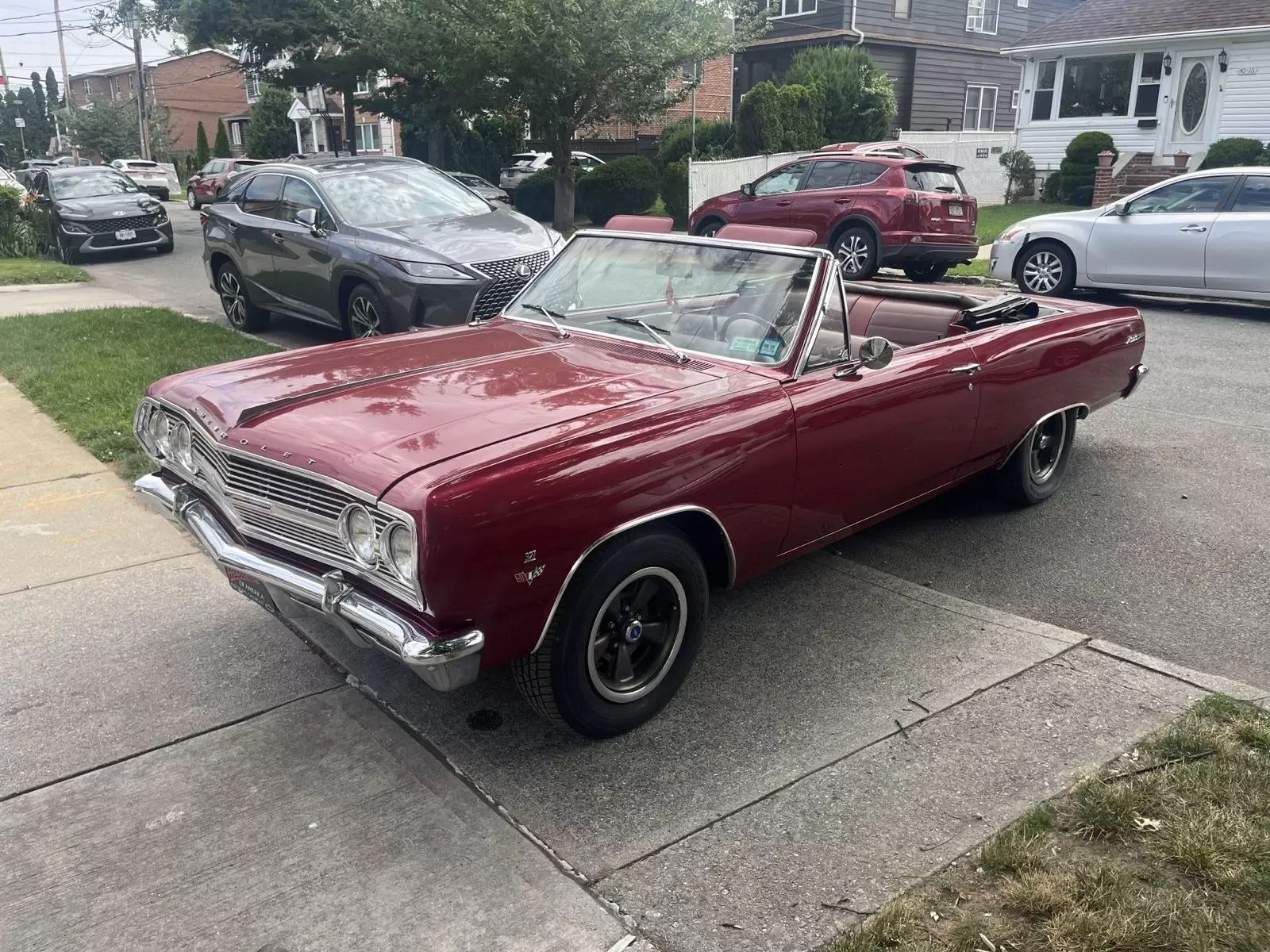 1965 Chevrolet Chevelle Convertible Red Malibu 1965 Chevrolet Chevelle Malibu