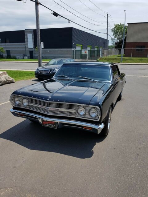 1965 Chevrolet Chevelle Malibu ss . Black on black. 1965 Chevrolet Malibu ss