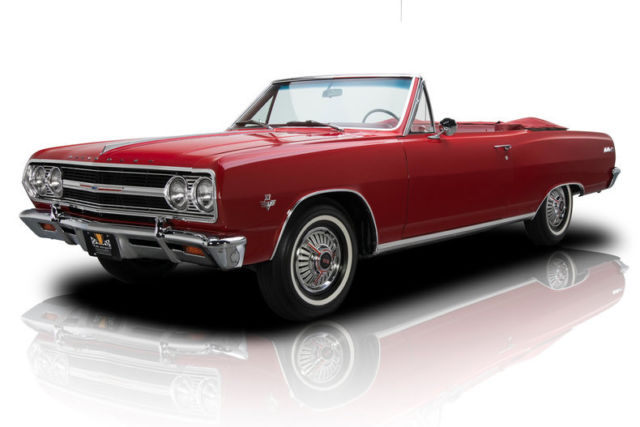 1965 Chevrolet Chevelle SS Convertible 23249 Miles Regal Red Convertible 327 V8 1965 Chevrolet Chevelle SS Convertible