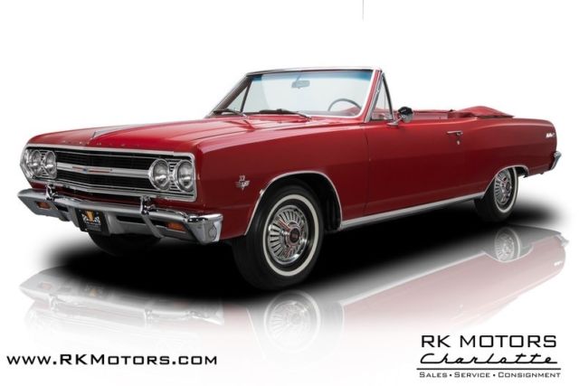 1965 Chevrolet Chevelle SS Convertible Regal Red Convertible 327 V8 L79 4 Speed 1965 Chevrolet Chevelle SS Convertible