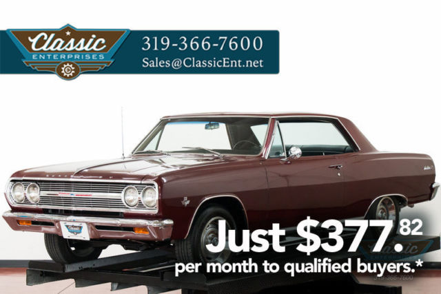 1965 Chevrolet Chevelle Super Sport 350 V8 2 Speed Automatic Coupe Madeiras Mar 1965 Chevrolet Chevelle --