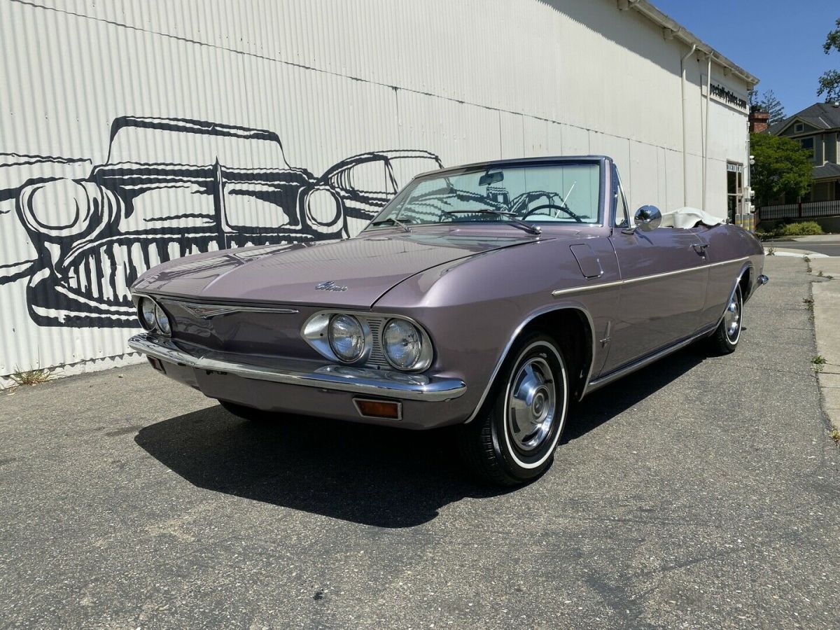 1965 Chevrolet Corvair 52227 Miles Silver Convertible 1965 Chevrolet Corvair