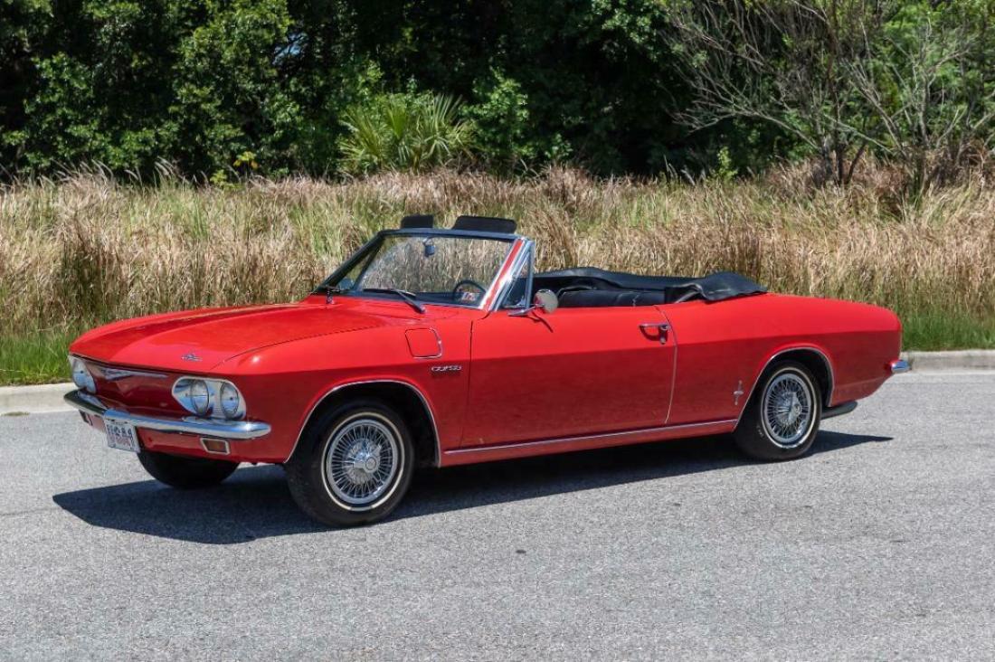 1965 Chevrolet Corvair Corsa Convertible Red 1965 Chevrolet Corvair Corsa Convertible
