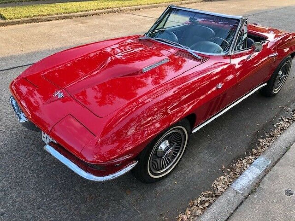 1965 Chevrolet Corvette 327 Convertible Red RWD Manual 1965 Chevrolet Corvette 327
