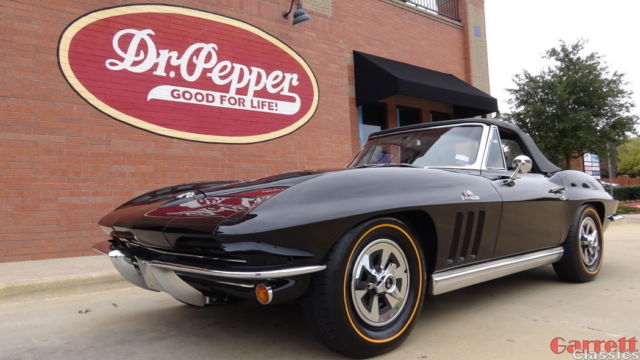 1965 Chevrolet Corvette 396 425HP L78 Collector Vette - Tuxedo Black - VIDEO 1965 Chevrolet Corvette Convertible
