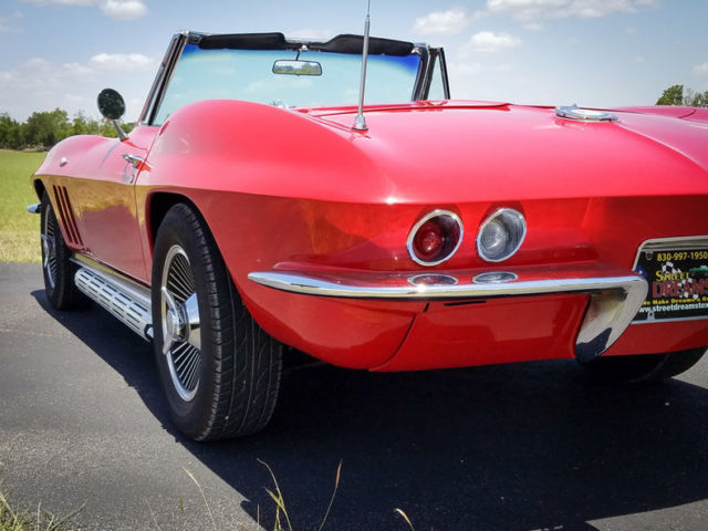 1965 Chevrolet Corvette 65 roadster #s matching 327 365 hp side pipes 4 sp - photo 7