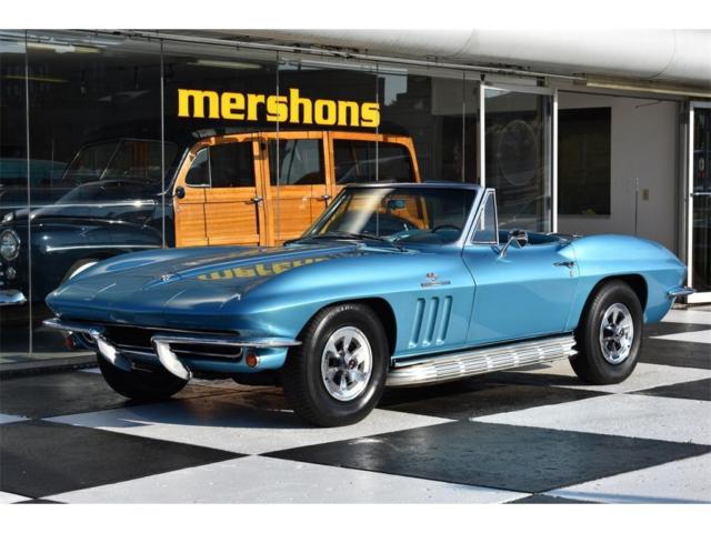 1965 Chevrolet Corvette, Blue on Blue Convertible, 4 Speed, Side Pipes!! 1965 Chevrolet Corvette