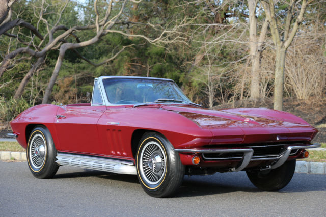 1965 CHEVROLET CORVETTE CONVERTIBLE 327/375 HP FUEL INJECTED #s MATCH NO RESERVE 1965 Chevrolet Corvette FUEL INJECTED