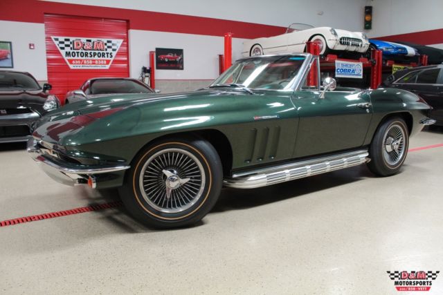1965 Chevrolet Corvette Convertible L84 FUEL INJECTION 53907 Miles Glen Green 1965 Chevrolet Corvette Convertible L84 FUEL INJECTION