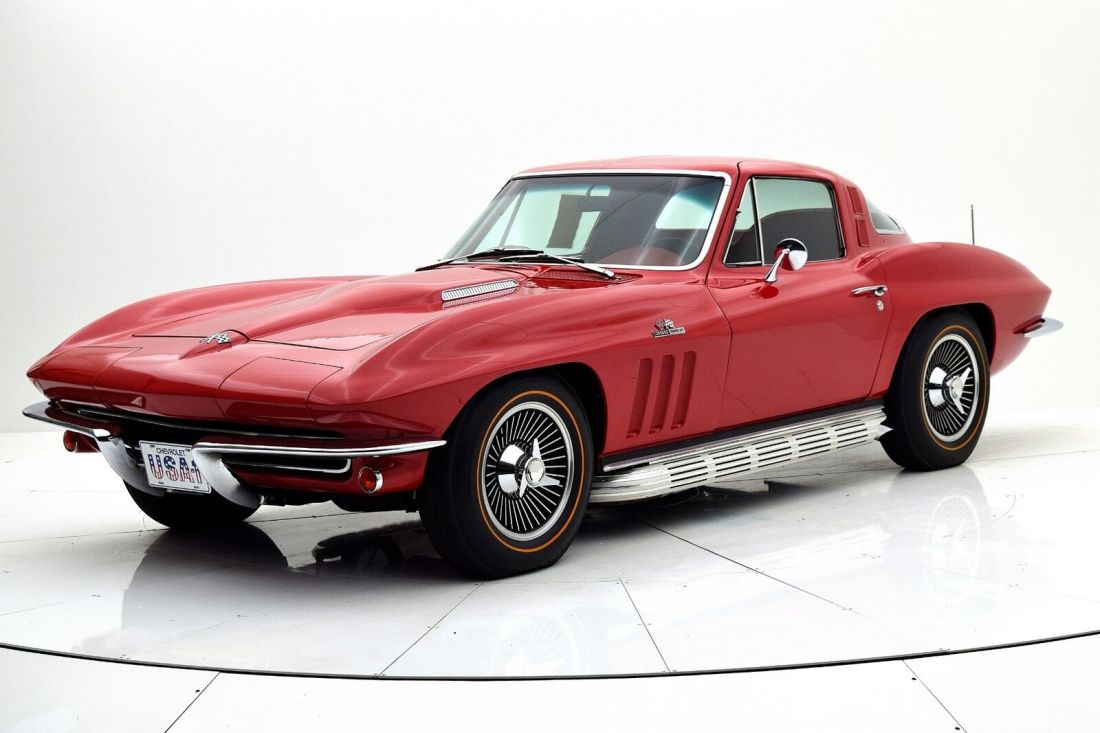 1965 Chevrolet Corvette Coupe, 396ci V8 425hp, 4 Speed Manual Transmission 1965 Chevrolet Corvette Coupe
