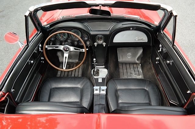 1965 Chevrolet Corvette Red/Black Conv 4spd PB RADIO DELETE - photo 5
