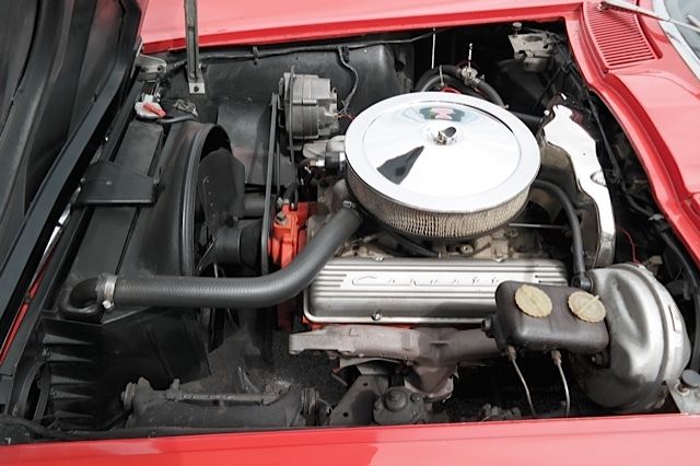 1965 Chevrolet Corvette Red/Black Conv 4spd PB RADIO DELETE - photo 6