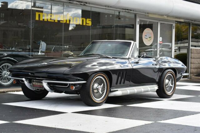 1965 Chevrolet Corvette, Triple Black, 4 Speed, Convertible w/Side pipes! 1965 Chevrolet Corvette