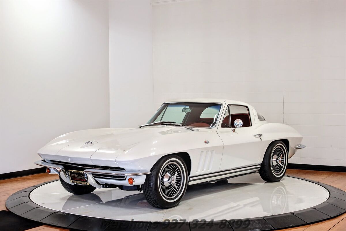 1965 Chevrolet Corvette White over Red! Loaded with Power Options! 1965 Corvette