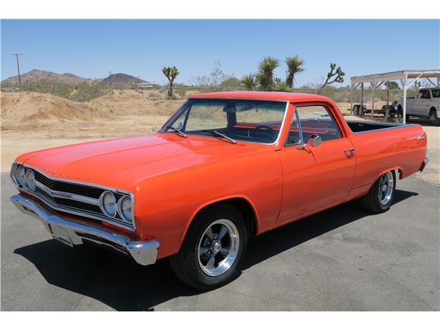 1965 Chevrolet El Camino 283 BUILT IN FREMONT CALIFORNIA, BLACK AND YELLOW PLATE 1965 Chevrolet El Camino