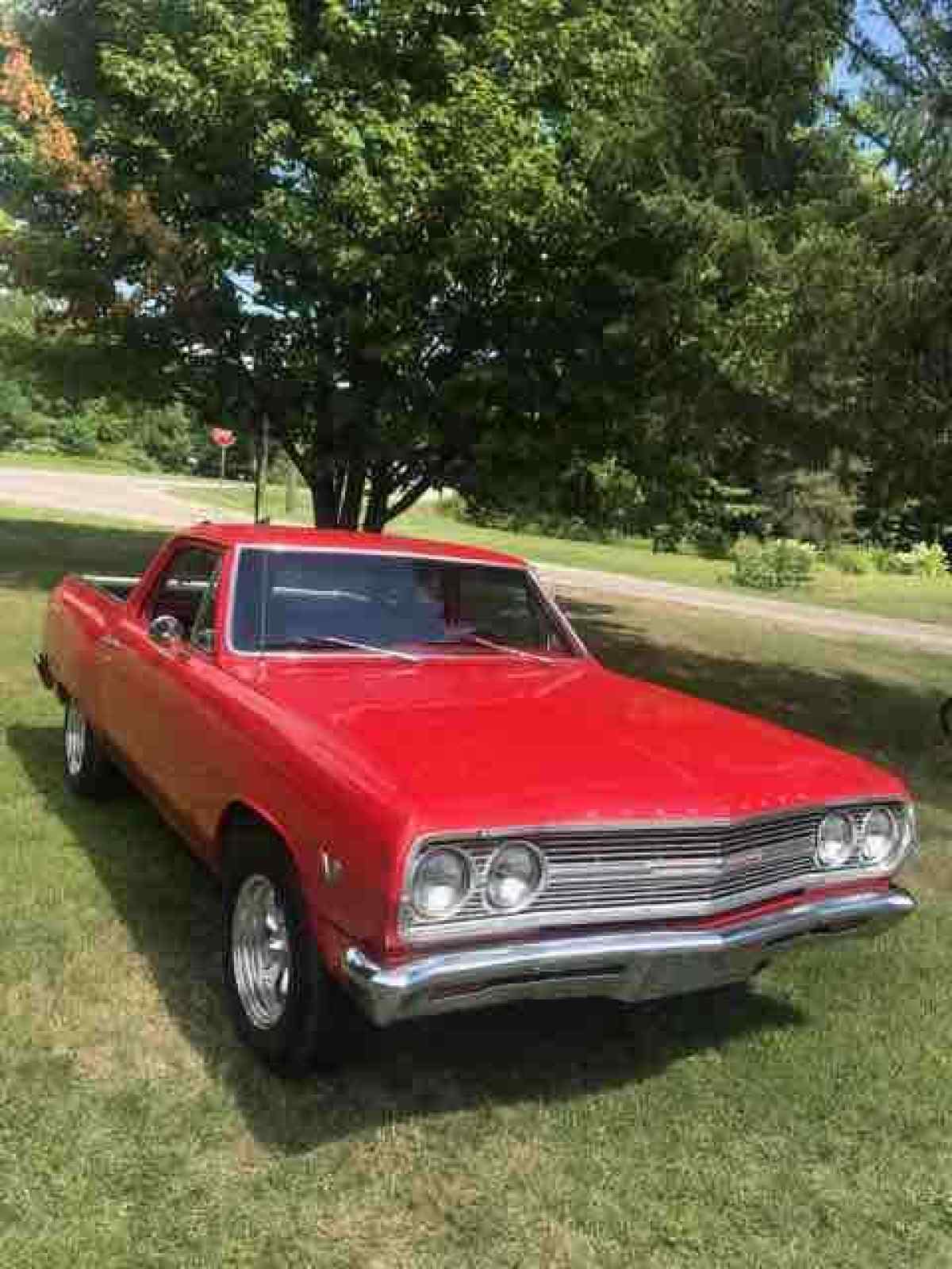 1965 Chevrolet El Camino Pickup Red RWD Automatic 1965 Chevrolet El Camino