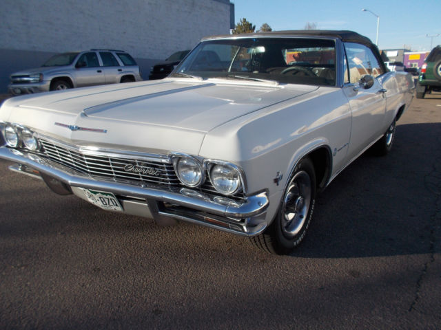 1965 CHEVROLET IMPALA CONVERTABLE , BLACK INTERIOR WITH BUCKET SEATS & CONSOLE 1965 Chevrolet Impala Convertible