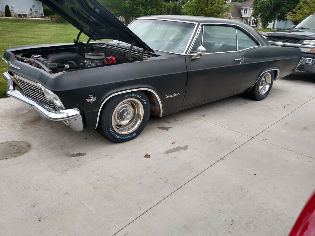 1965 Chevrolet Impala Sportscar Black RWD Manual SS 327 1965 Chevrolet Impala SS 327