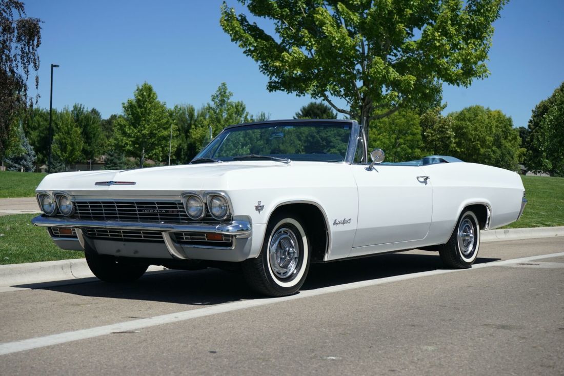 1965 Chevrolet Impala SS 61,487 Miles White Convertible 327 Automatic 1965 Chevrolet Impala SS