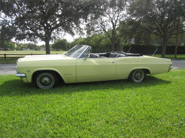 1965 CHEVROLET IMPALA SS CONVERTIBLE FULLY RESTORED CAR NO RESERVE BID NOW 1965 Chevrolet Impala SS
