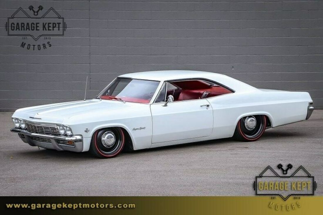 1965 Chevrolet Impala SS White Coupe 409 V8 713 Miles 1965 Chevrolet Impala SS