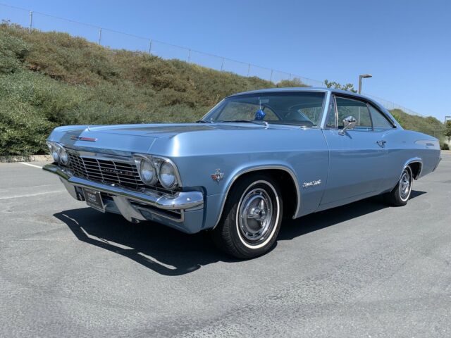 1965 Chevrolet Impala Super Sport 25289 Miles Blue Hardtop Sport Coupe TH400 Au 1965 Chevrolet Impala Super Sport
