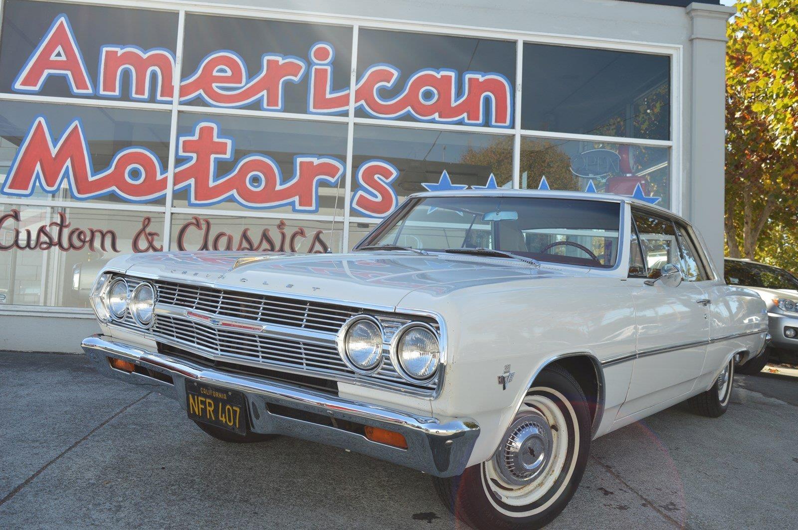 1965 Chevrolet Chevelle Barn Find White On Red Coupe Documented