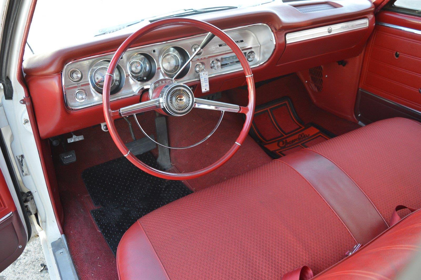 1965 Chevrolet Chevelle Barn Find White On Red Coupe Documented - photo 2