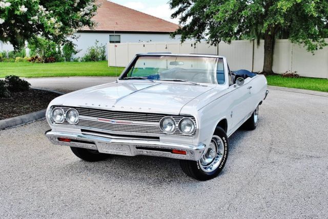 1965 Chevrolet Malibu SS Convertible Real 138 Code PS PB - photo 2