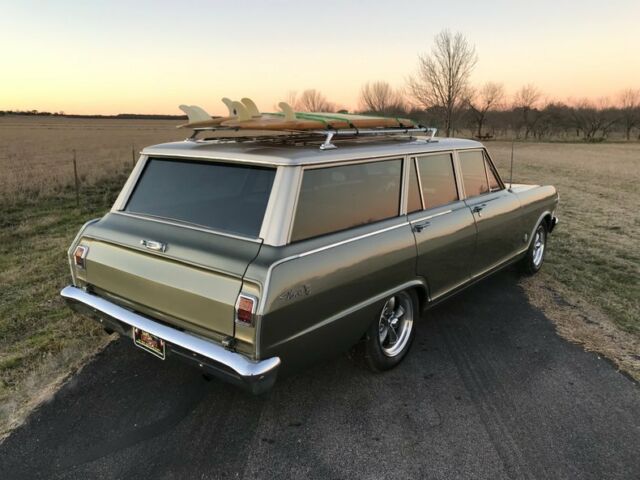 1965 Chevrolet Nova Wagon with 2 surfboards Rev wheels PS PB and facto - photo 2
