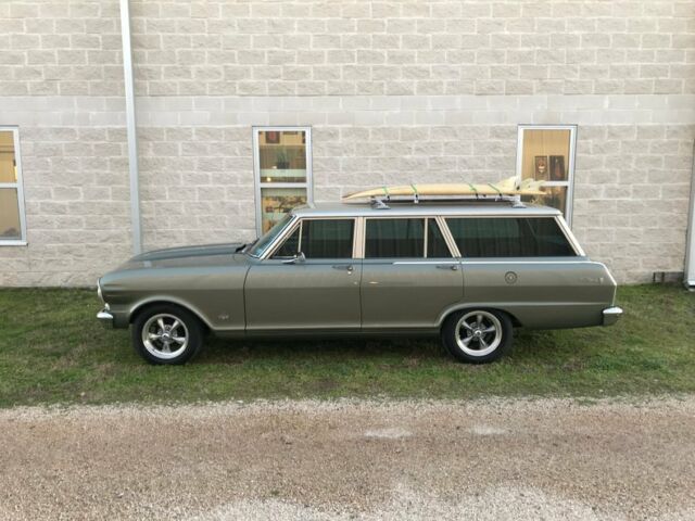 1965 Chevrolet Nova Wagon with 2 surfboards Rev wheels PS PB and facto - photo 3
