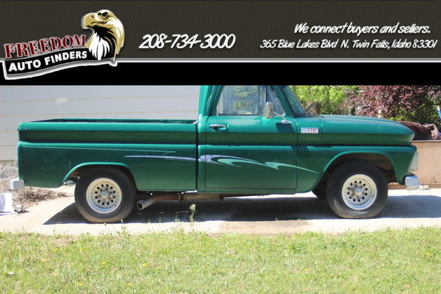 1965 Chevrolet Shortbed fleetside,Green 1965 Chevrolet C-10