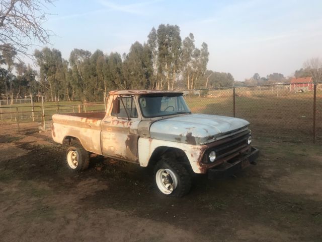 1965 chevy c10 4x4 K10 Short bed original Fleet side 1965 Chevrolet C-10